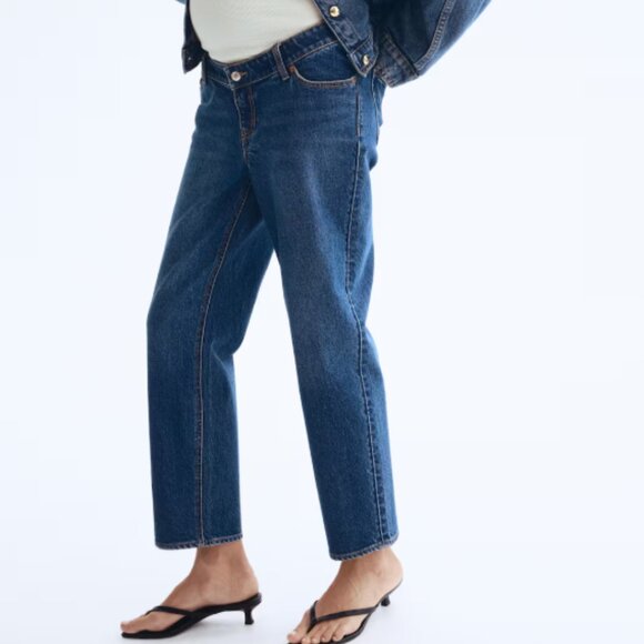 H&M | MAMA Before & After Straight Jeans| Size Large - Picture 1 of 7